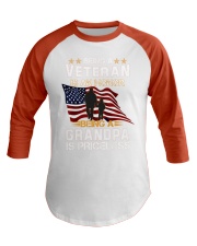 Being a veteran is an honor being a grandpa Baseball Tee thumbnail