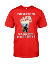 Bigfoot I wanna be the one who has a beer with Classic T-Shirt tile