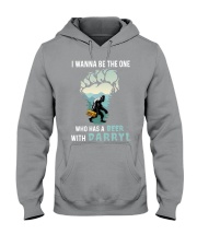 Bigfoot I wanna be the one who has a beer with Hooded Sweatshirt thumbnail