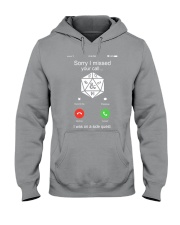 D20 Sorry I missed your call I was on a side Hooded Sweatshirt thumbnail