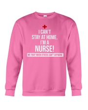 I cant stay at home I'm a Nurse Crewneck Sweatshirt tile