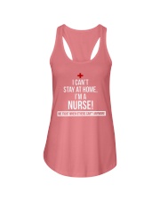 I cant stay at home I'm a Nurse Ladies Flowy Tank tile