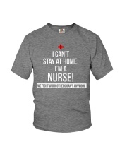 I cant stay at home I'm a Nurse Youth T-Shirt tile