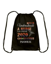 Nurse 2020 Black Drawstring Bag tile