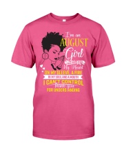 Im An August Black Girl African American Pride Premium Fit Mens Tee tile