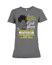 Im An August Black Girl African American Pride Premium Fit Ladies Tee tile