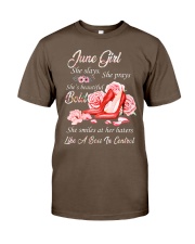 June Girl She is Bold Classic T-Shirt tile