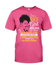 Im A July Girl Black Girl July Birthday Premium Fit Mens Tee tile