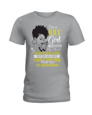 Im A July Girl Black Girl July Birthday Ladies T-Shirt tile
