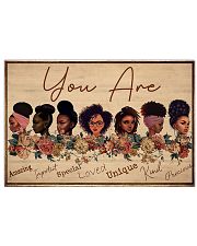 Black Girls You Are Amazing 24x16 Poster front