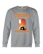 Behind Every Nurse Who Believes In Herself Crewneck Sweatshirt tile