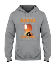 Behind Every Nurse Who Believes In Herself Hooded Sweatshirt tile
