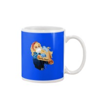 Strong Blonde Girl respiratory therapist Mug tile
