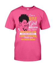 Im A June Girl Black Girl June Birthday Classic T-Shirt front