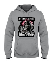 Skull Your First Mistake Assuming Me The Sheep Hooded Sweatshirt tile
