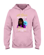 A Queen Was Born In June Black Girl Hooded Sweatshirt tile
