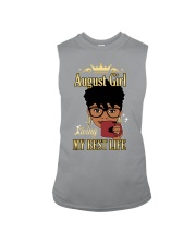 August Girl Living My Best Life Black Girl Sleeveless Tee tile