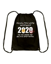 Healthcare Workers The One Where They Became Heroe Drawstring Bag tile