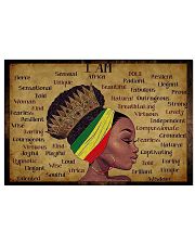 Black Queen I Am Africa 17x11 Poster front