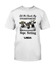Let Me Check My Giveashitometer Farmer Classic T-Shirt tile