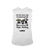 Let Me Check My Giveashitometer Farmer Sleeveless Tee tile