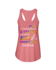 teacher 2020 Black Ladies Flowy Tank tile