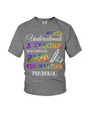 teacher 2020 Black Youth T-Shirt tile