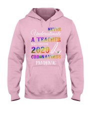 teacher 2020 Black Hooded Sweatshirt tile