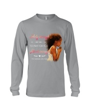 Holy Enough To Pray For You Hood Enough Black Girl Long Sleeve Tee tile