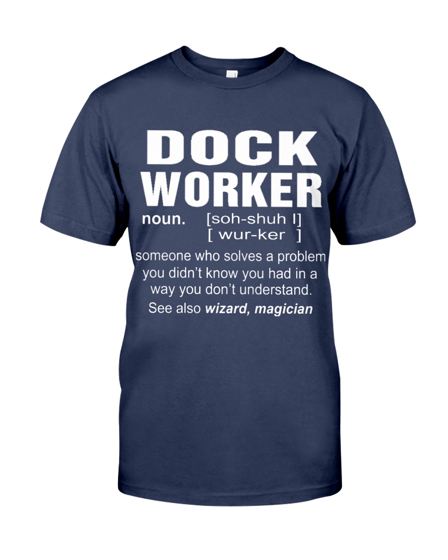 HOODIE DOCK WORKER Premium Fit Mens Tee