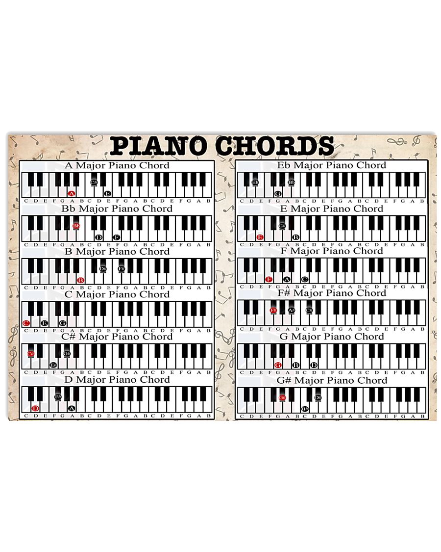 PIANO 17x11 Poster