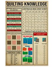 Quilting Knowledge 11x17 Poster front