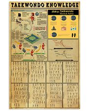 TAEKWONDO KNOWLEDGE 24x36 Poster front