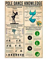 POLE DANCE KNOWLEDGE 24x36 Poster front