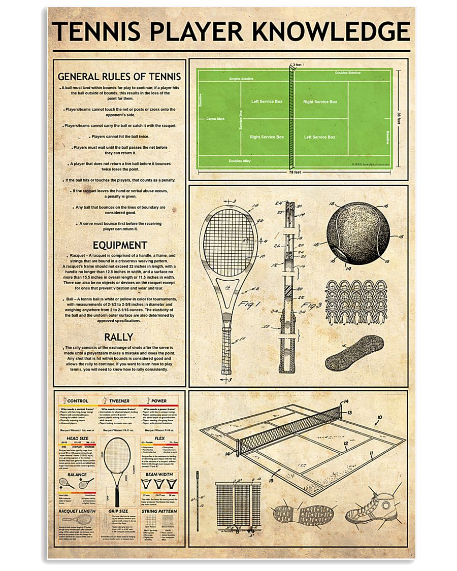 Tennis 11x17 Poster