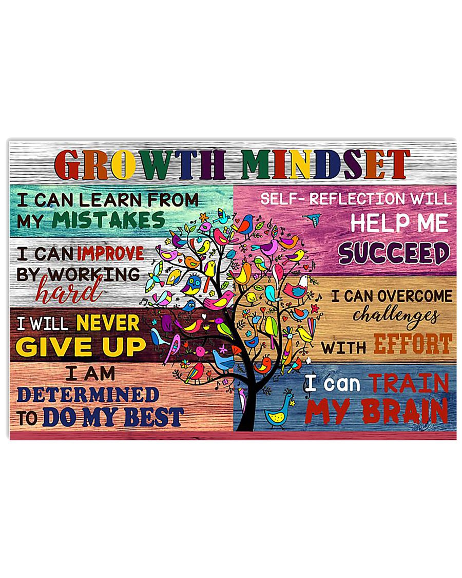 GROWTH MINDSET 17x11 Poster
