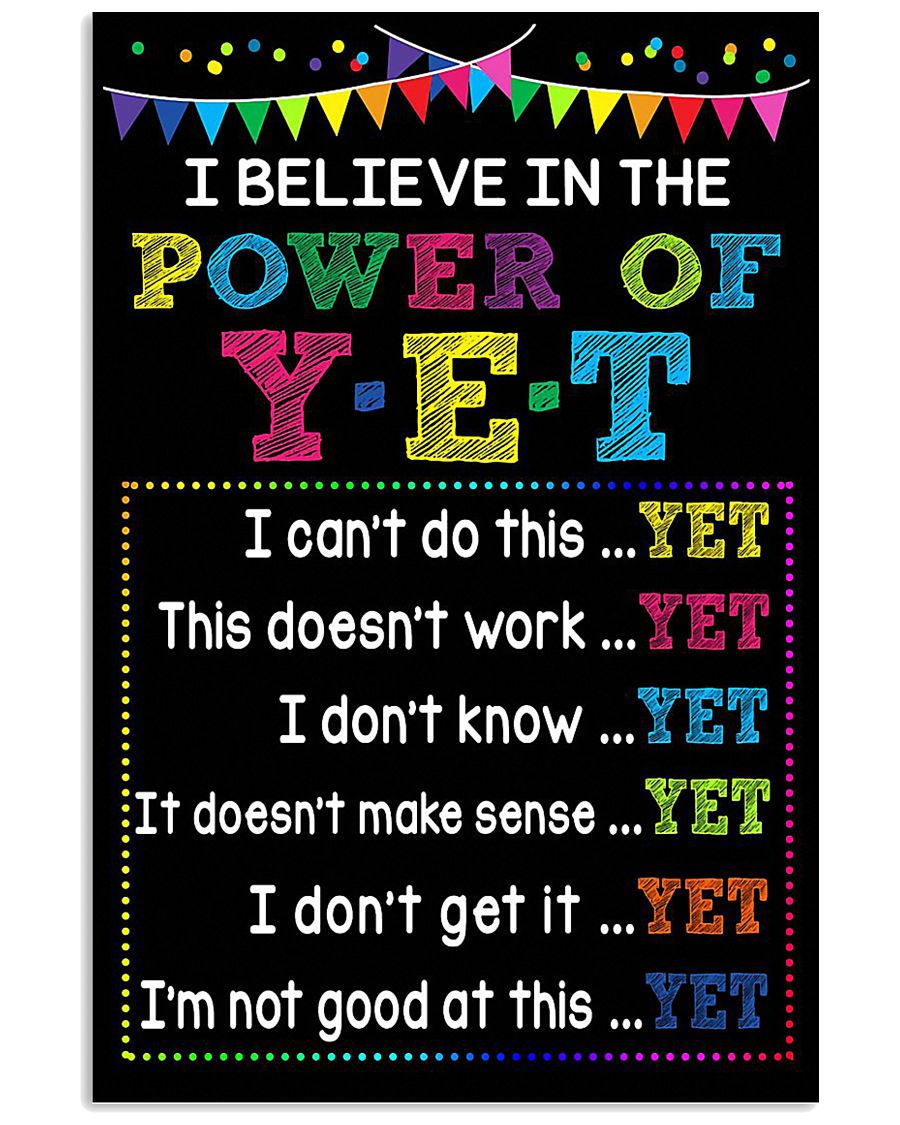 POWER OR YET 11x17 Poster
