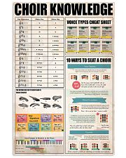 CHOIR KNOWLEDGE 11x17 Poster front