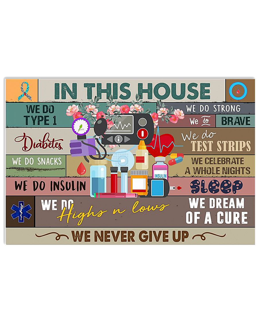 GIVE UP 17x11 Poster