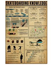 SKATEBOARDING KNOWLEDGE 24x36 Poster front