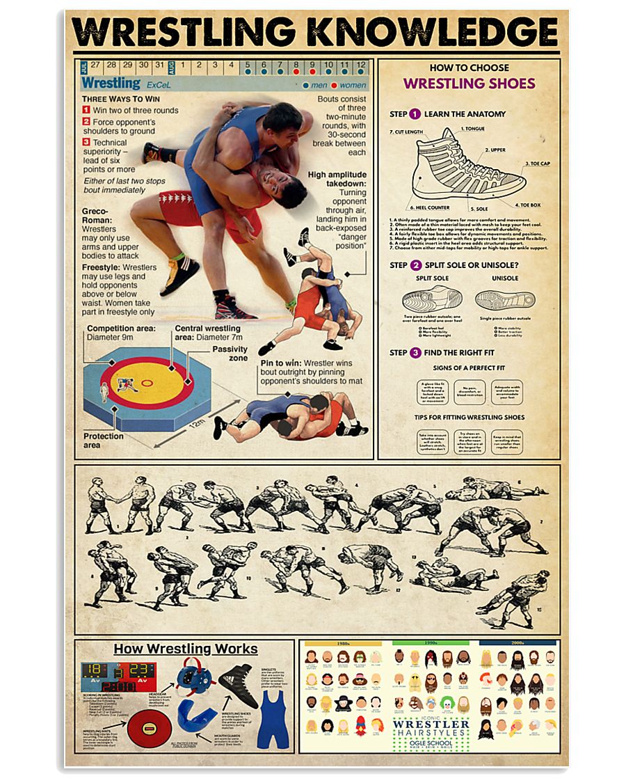 WRESTLING 24x36 Poster