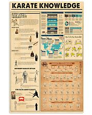 KARATE KNOWLEDGE 24x36 Poster front