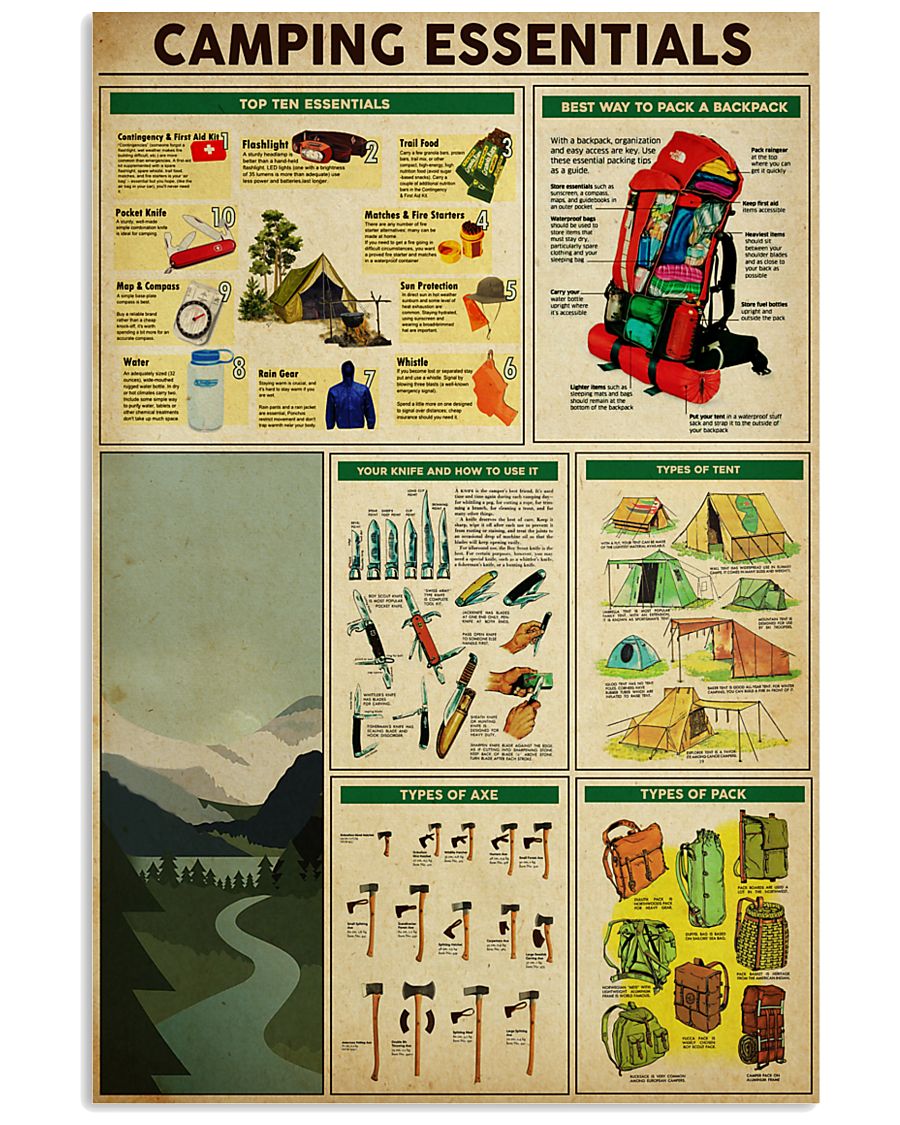 CAMPING 24x36 Poster