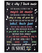 TEACH MUSIC 11x17 Poster front