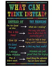 WHAT CAN I THINK INSTEAD 11x17 Poster front