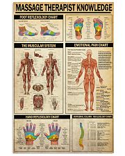 masage therapist 24x36 Poster front