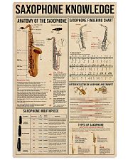 SAXOPHONE Knowledge 11x17 Poster front