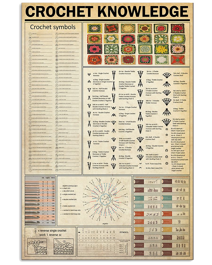 poster-crochet 11x17 Poster