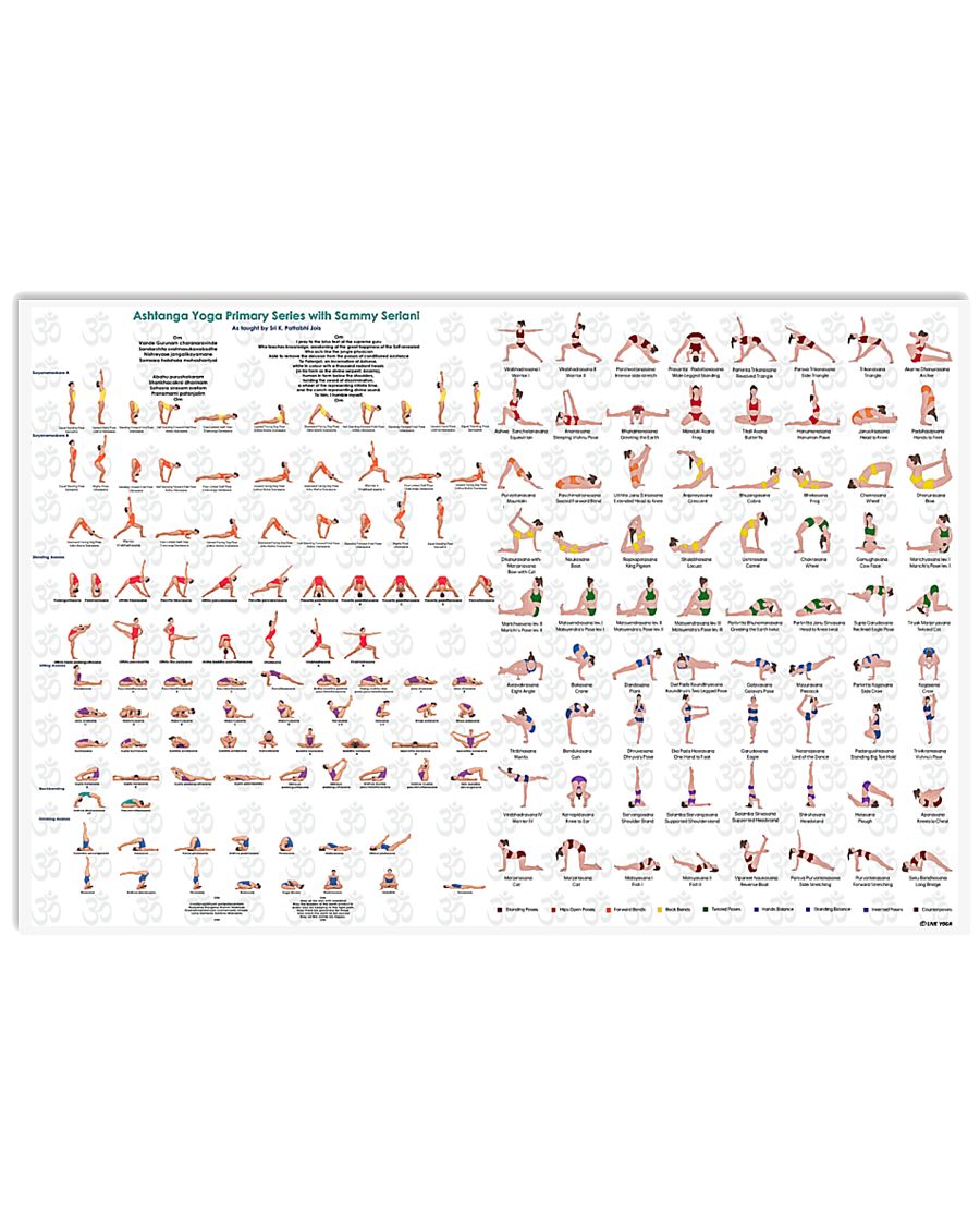 Love Yoga 17x11 Poster