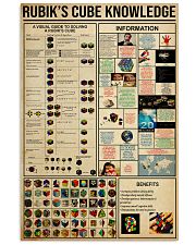 RUBIK'S CUBE KNOWLEDGE 24x36 Poster front